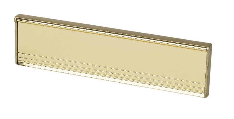 Insulated Letter Plate Gold Effect 292 x 76mm