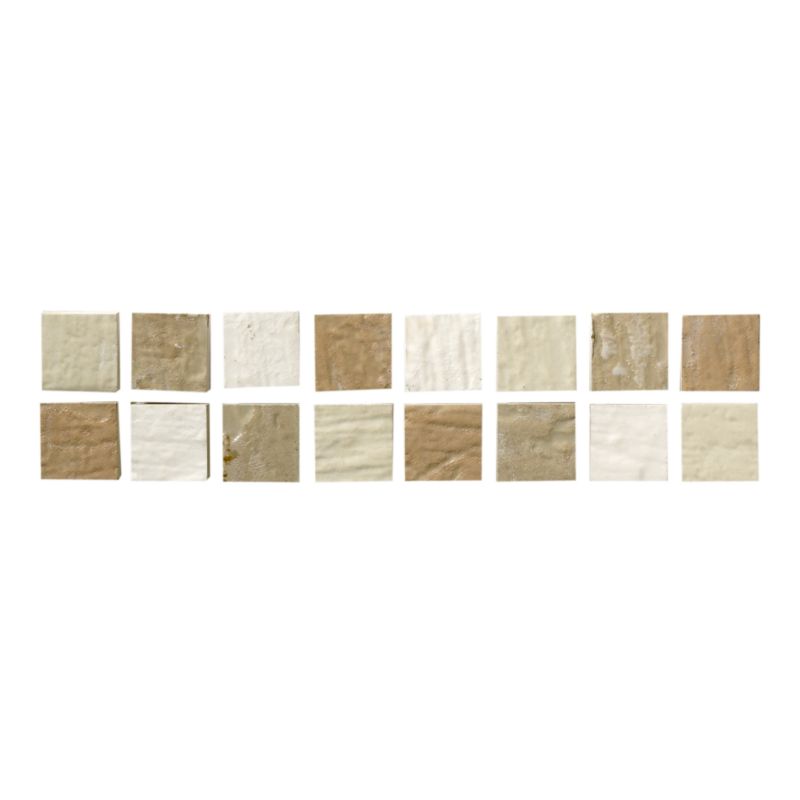 Hotrock Ceramic Mosaic Decorative Border Tile Natural Mix W50 x L200 x T65mm
