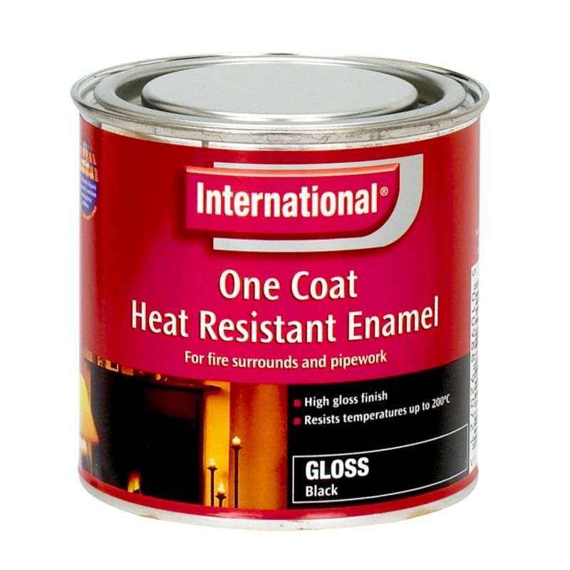 International One Coat Heat Resistant Enamel Black