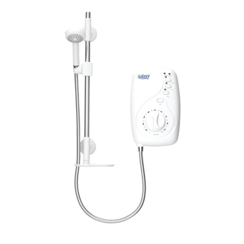 Galaxy Aqua 4000 White Electric Shower 9.5kw