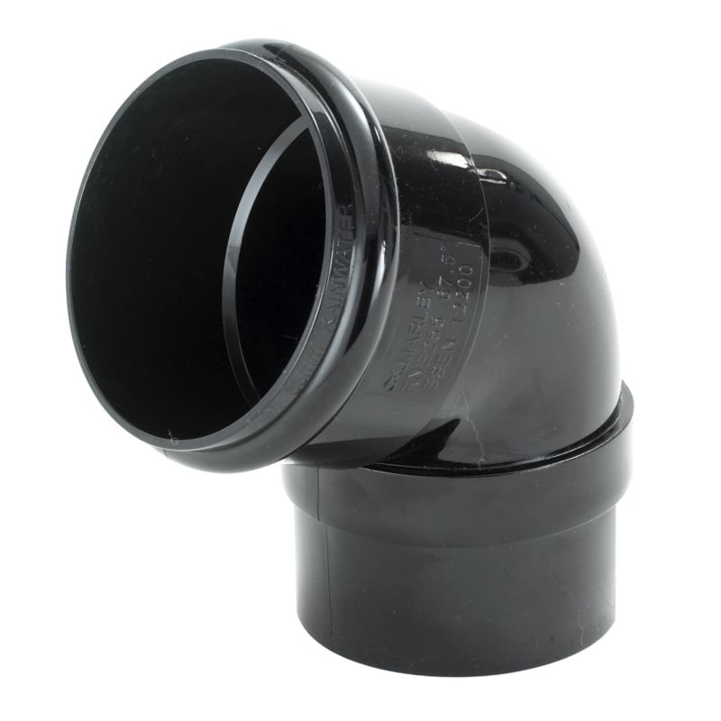 Marley Round 67.5 Degree Offset Bend RNE255BX Black (Dia) 68mm