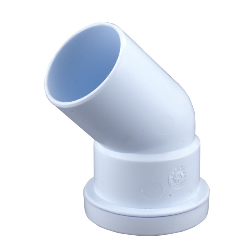 Marley Polypropylene 45 Degree Bend Wpb42wx White (dia) 40mm