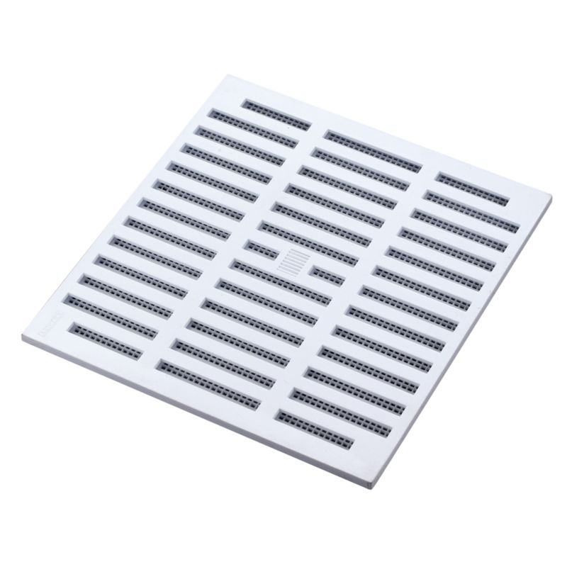 Marley Interior Adjustable Ventilator and Flyscreen M132 White (w) 225mm X (h) 225mm