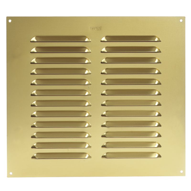 Marley Interior Adjustable Gold Ventilator M152 Gold Effect (w) 225mm X (h) 225mm
