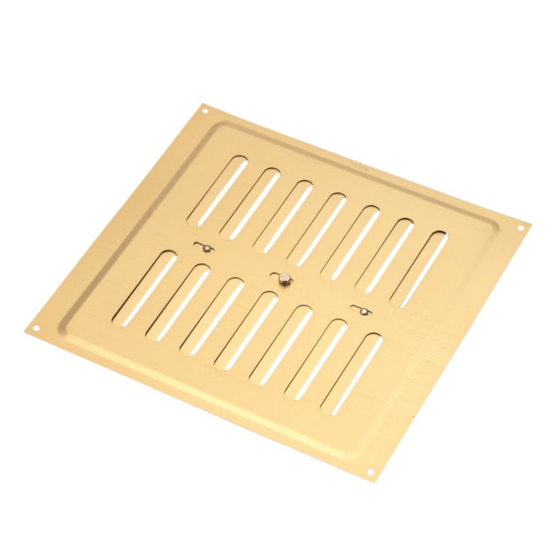 Marley Interior Gold Adjustable Ventilator M252 Gold Effect (w) 225mm X (h) 225mm