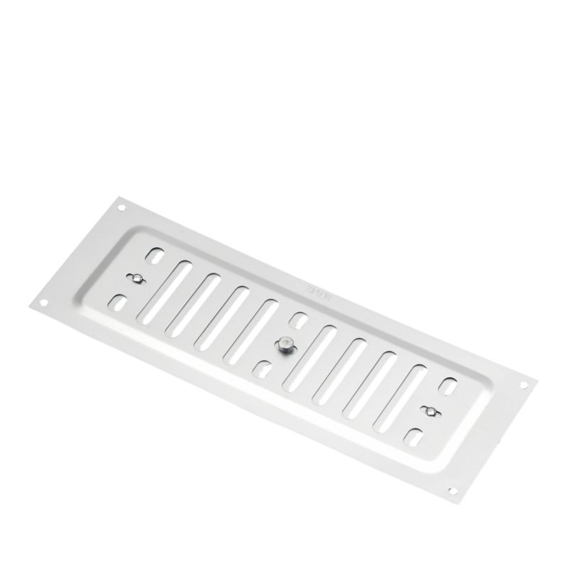 Marley Interior Aluminium Adjustable Ventilator M240 Silver Effect (w) 225mm X (h) 75mm