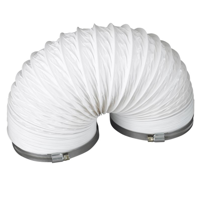 Marley 125mm x 25M Circular Flexible Hose M523 3 White Dia 125mm