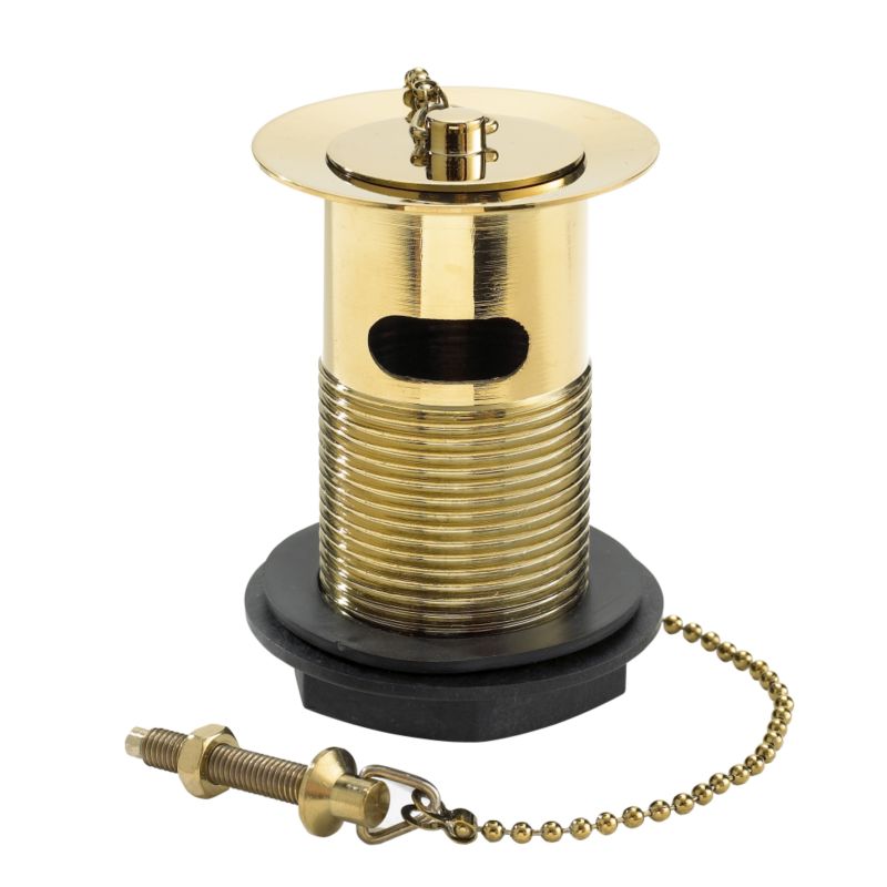 Marley Basin Waste With Plug KWP3XRG Gold Coloured Dia 32mm