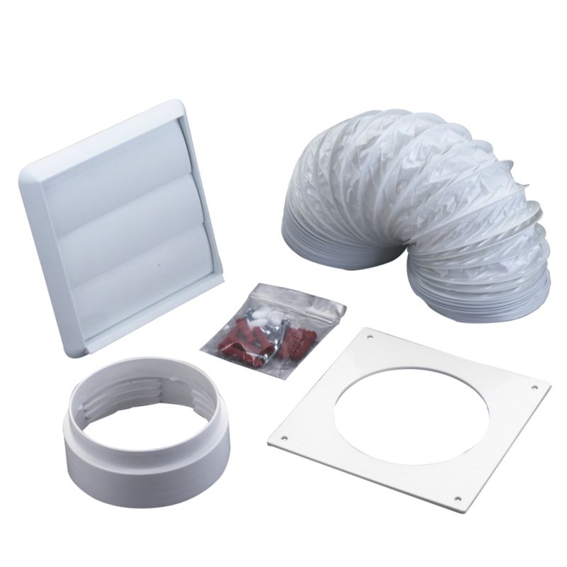 Marley Cooker Hood Kit M431 White D 100mm