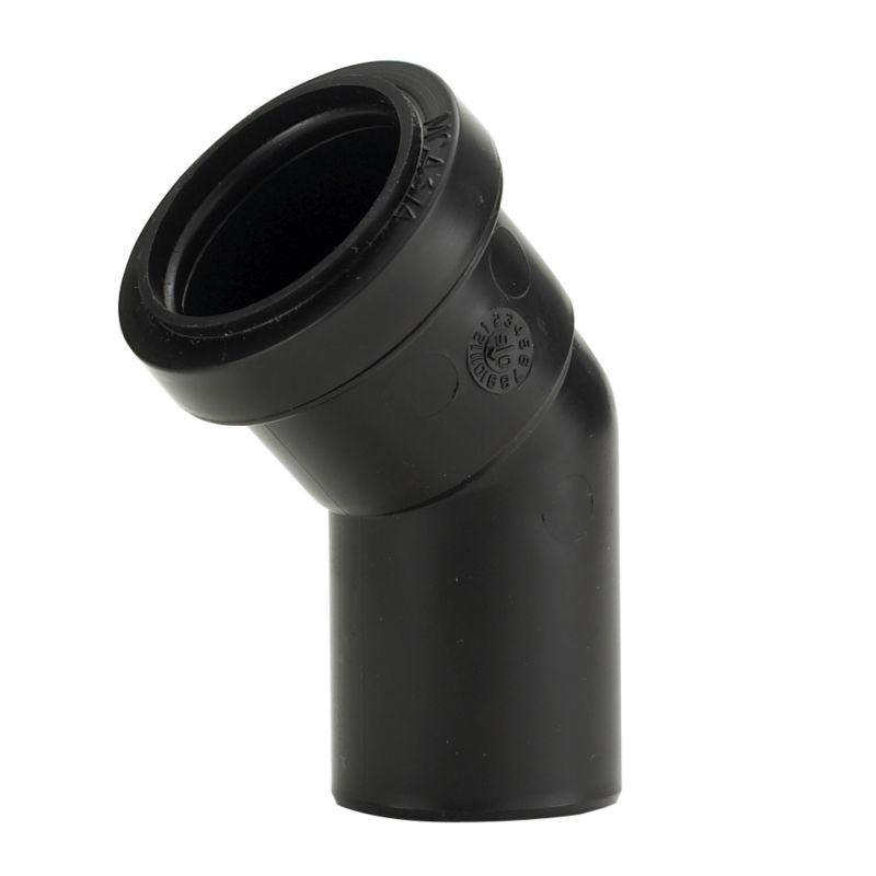 Marley Polypropylene 45 Degree Bend Wpb32bx Black (dia) 32mm