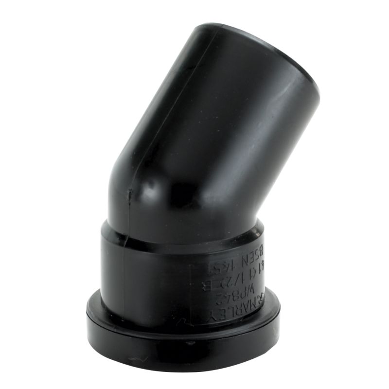Marley Polypropylene 45 Degree Bend Wpb42bx Black (dia) 40mm