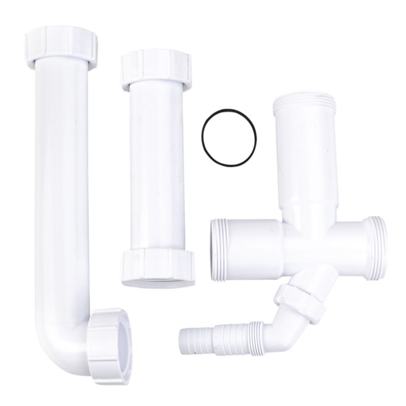 Marley 15 Bowl Sink Kit WPK4XR White Dia 40mm