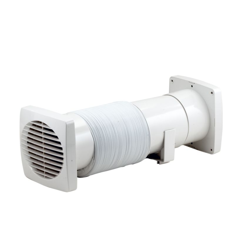 Marley Shower Fan Kit Dxf115bsk White (d)125mm