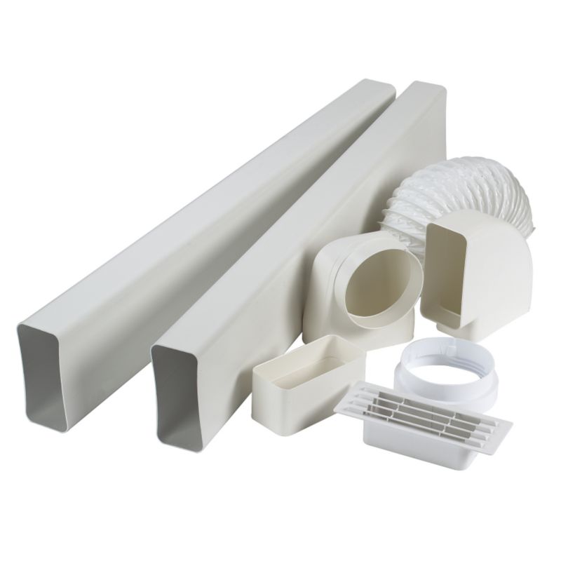 Marley 125mm Cooker Hood Kit 3M M530 White Dia 125mm
