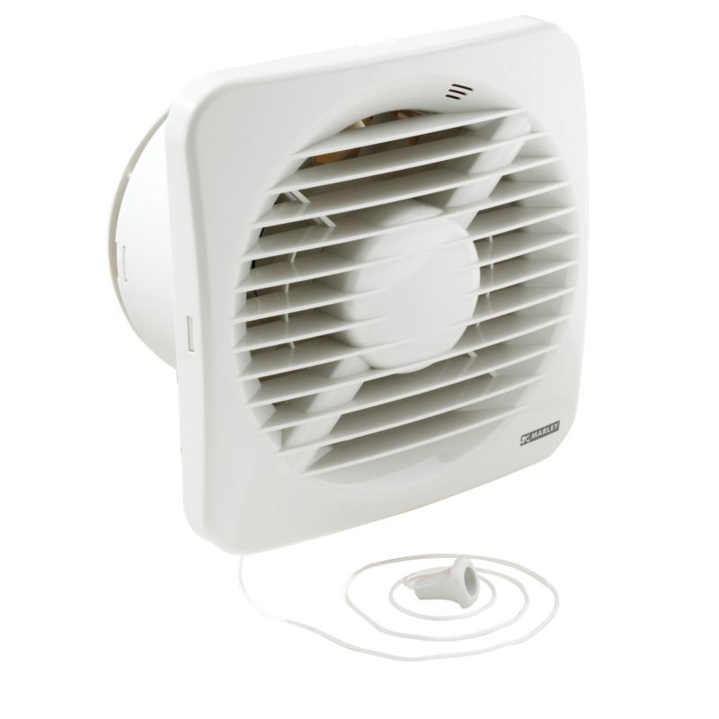 Marley Pull Cord Fan Ndx150pc White (dia) 150mm