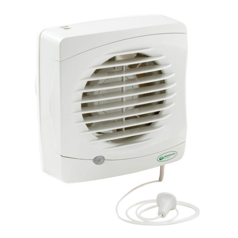 Greenwood Pull Cord Fan NTx100PC White Dia 100mm