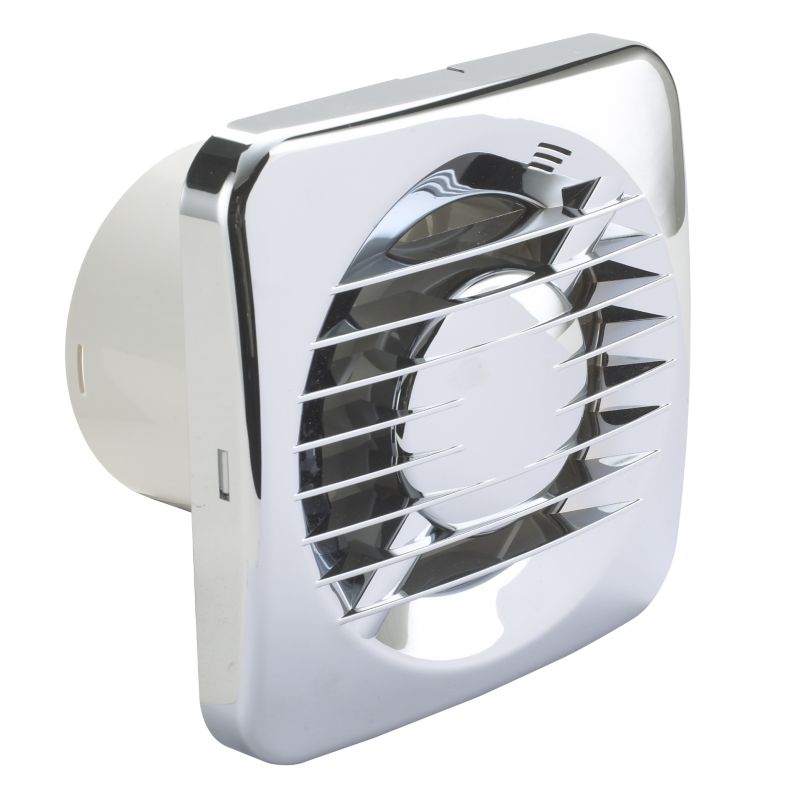 Marley Pull Cord Fan Ndx100pcc Chrome Effect (dia) 100mm