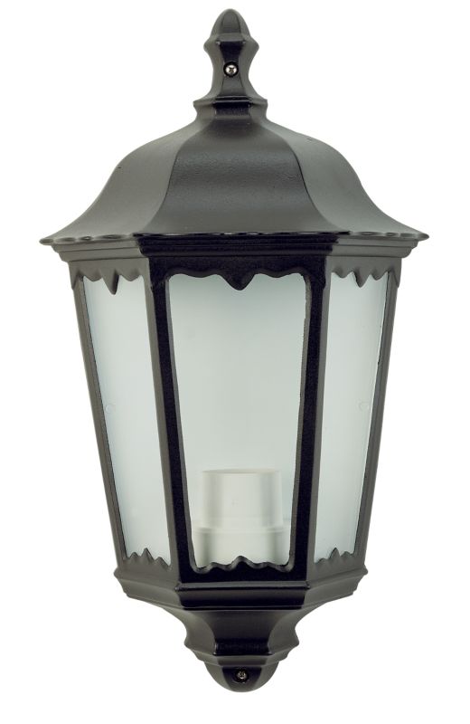 Unbranded Ryedale Half Wall Lantern Black 60w