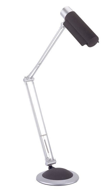 Viola Swing Arm Desk Lamp 51975 Black/Silver