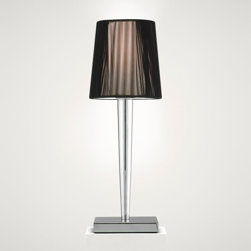Anvers Table Lamp With Black Fabric Shade Effect