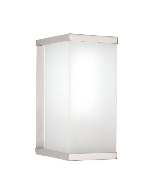 Trentin 1lt Wall 35740 Polished stainless steel and frosted acrylic 13W
