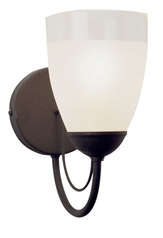 Tripoli Wall Light 84370 Black 60w