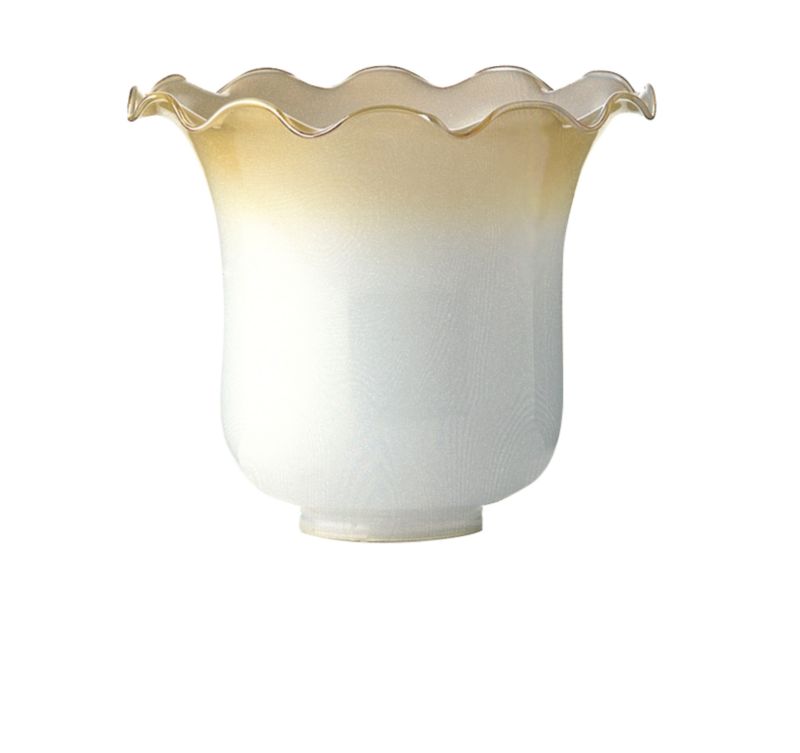 Bell Counter Glass OpalAmber Shade