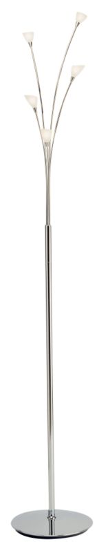 Unbranded Kalomo Floor Lamp 88479 Polished Chrome Finish 10w