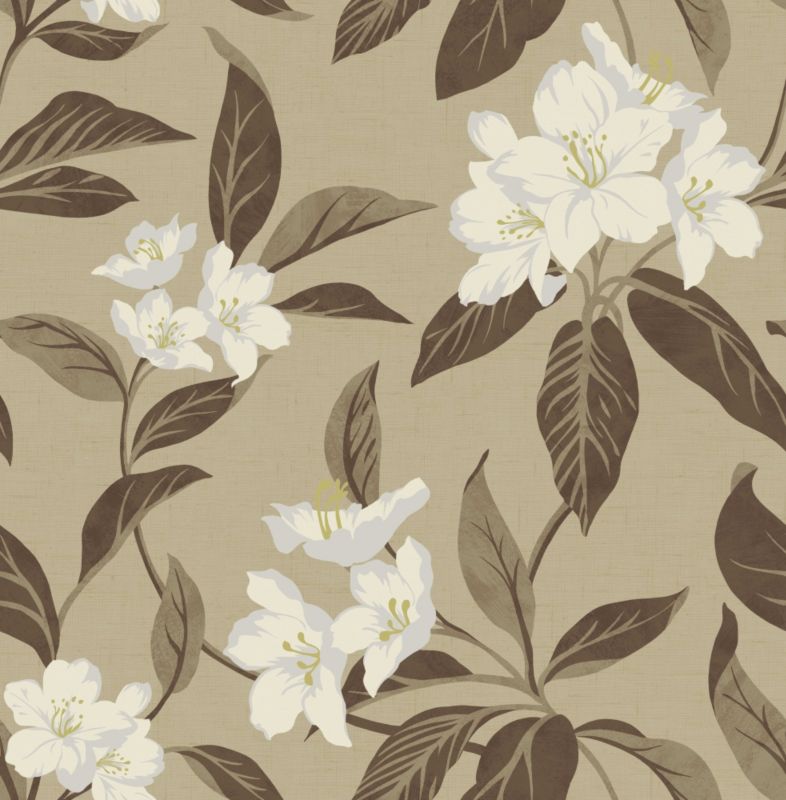 Hawaii Wallpaper Cream-Chocolate 10.05M