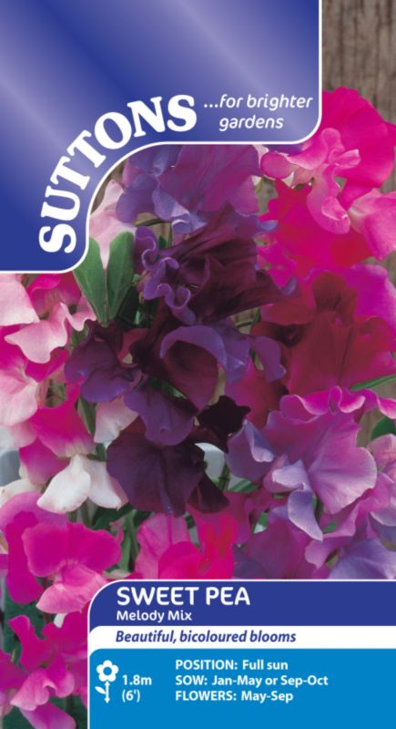 Suttons Sweet Pea Melody Mix Mixed