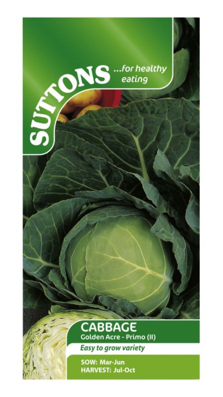 Suttons Cabbage Golden AcrePrimo 154134
