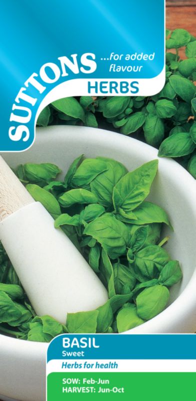 Suttons Basil Sweet