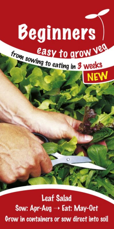 Suttons Beginners Leaf Salad Leaves