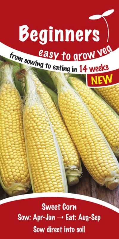 Suttons Beginners Sweetcorn F1 Swift