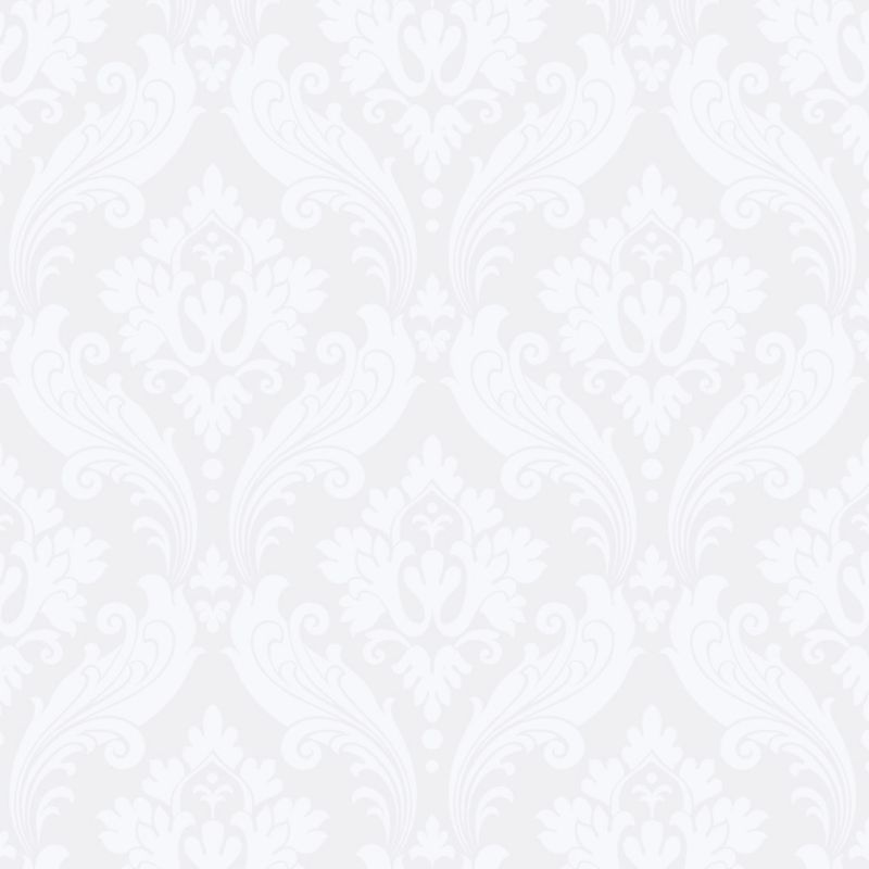 Kelly Hoppen Vintage Flock Wallcovering White