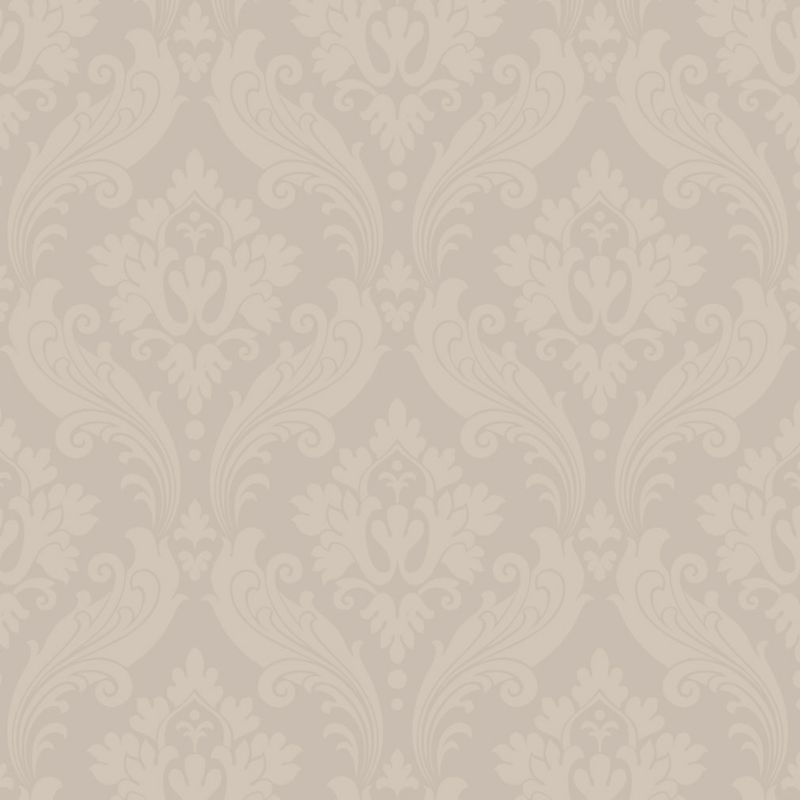 Kelly Hoppen Vintage Flock Wallcovering Taupe