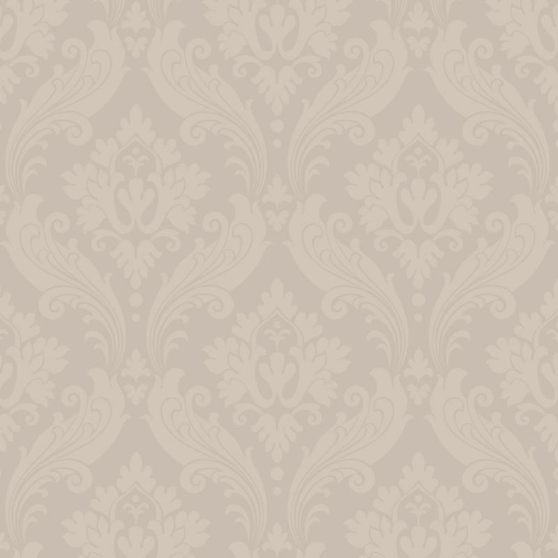 Kelly Hoppen Vintage Flock Wallcovering Taupe