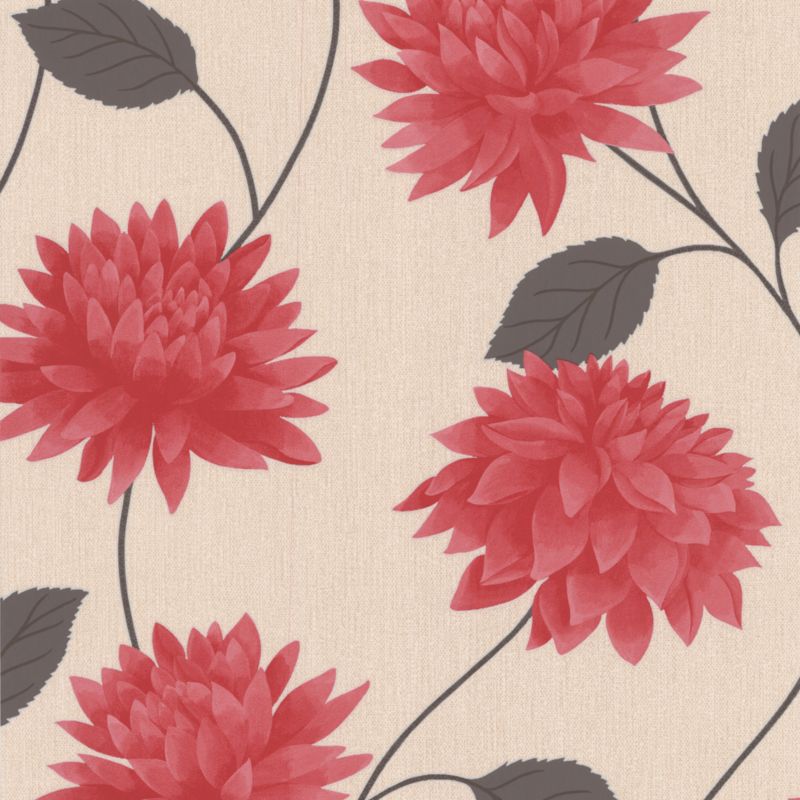 Super Fresco Easy Romance Paste The Wall Wallpaper Red 10m