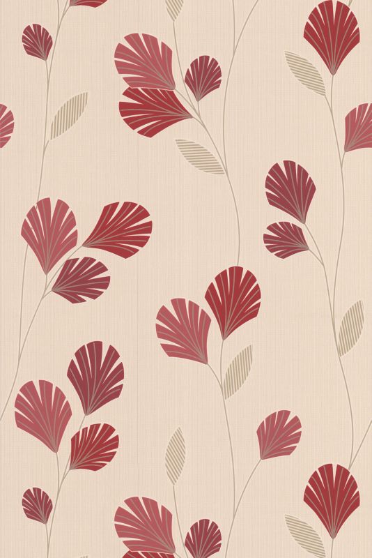 Super Fresco Easy Sarah Wallcovering Red 10m