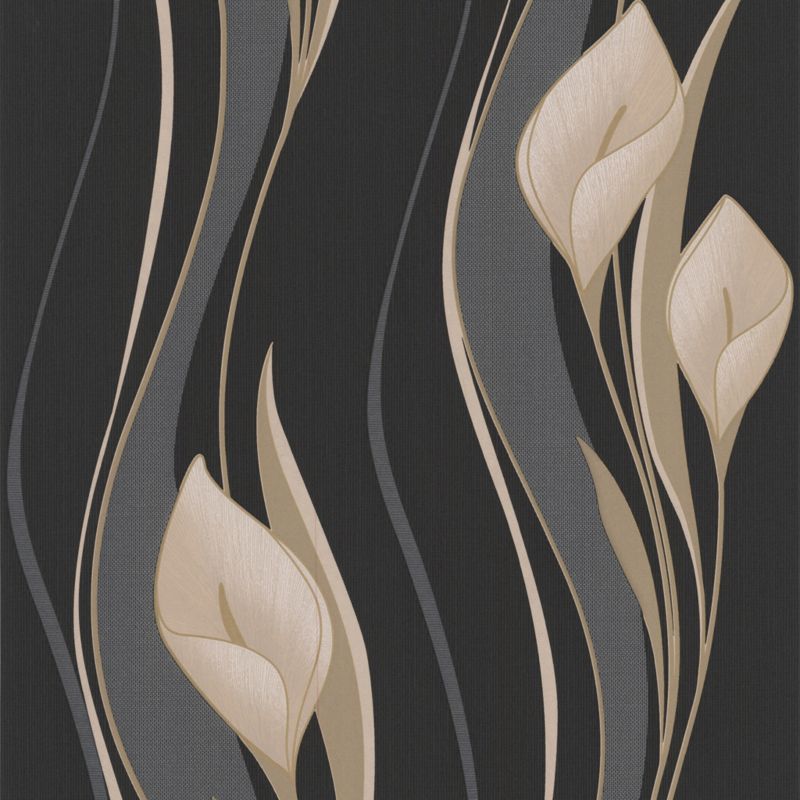 Peace Wallcovering Black 10m