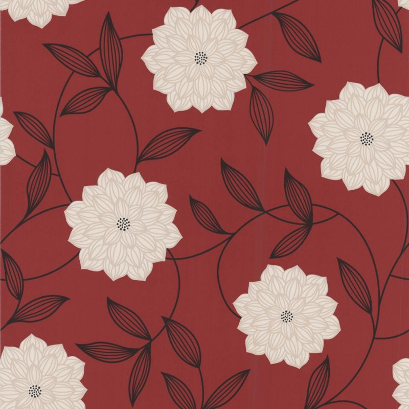 Fresco Vision Wallcovering Red 10m 50-118