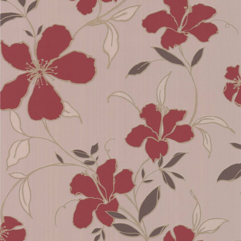 Super Fresco Easy Rapture Wallcovering Red 10m