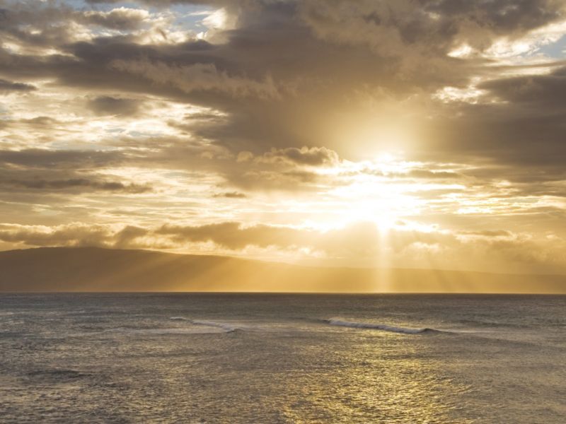 Colours By BandQ Printed Canvas Sunrise At Sea W80 x L60cm