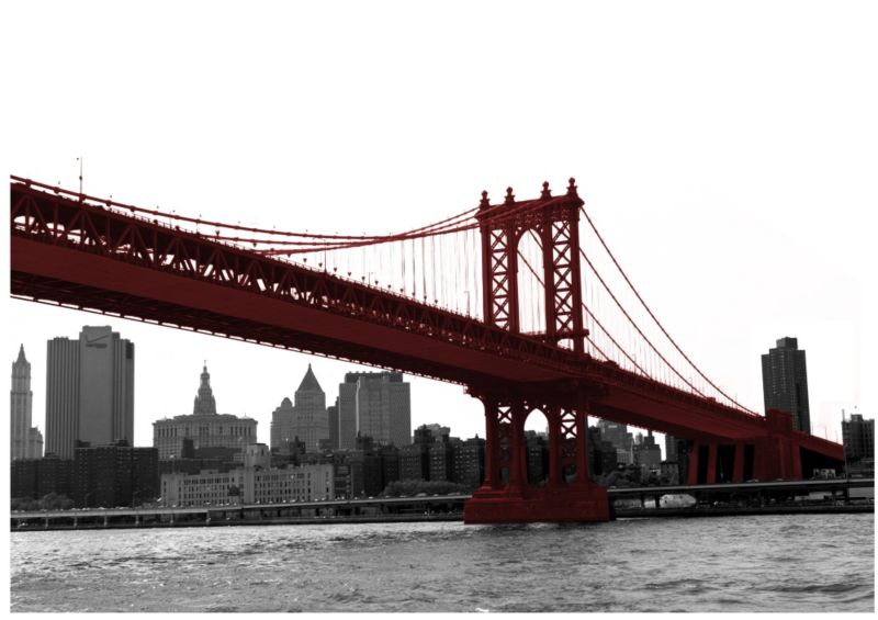 Brooklyn Bridge Print W40 x L50cm