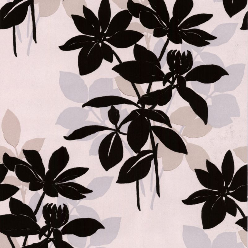 Laurence Llewelyn Bowen Velvet Undergrowth Wallcovering Natural 10m