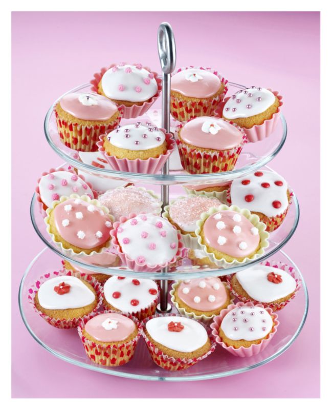 BandQ Colours Cup Cakes Printed Canvas W40 x L50cm