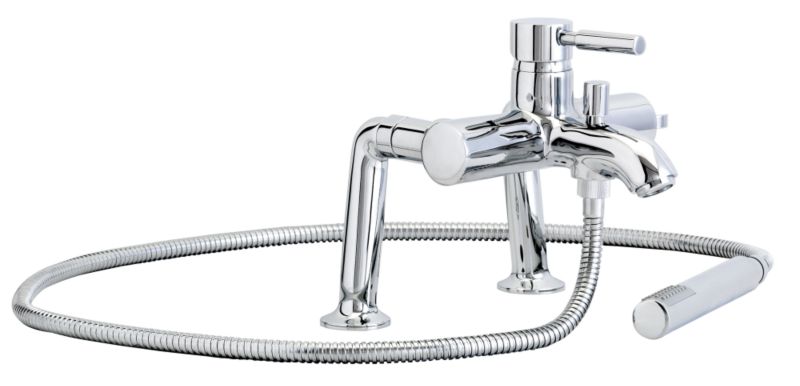 Chamonix BathShower Mixer Tap Chrome Effect