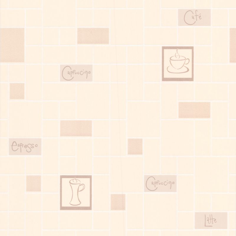 Alternative image for Contour Caf� Culture Beige Wallpaper