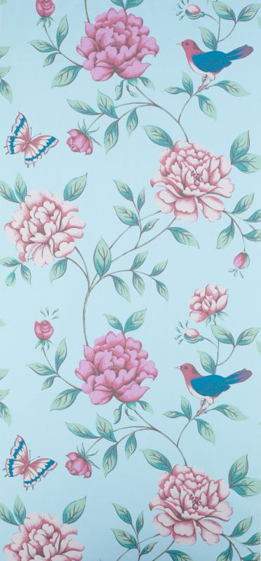 Isabelle Wallcovering Duck Egg 10m