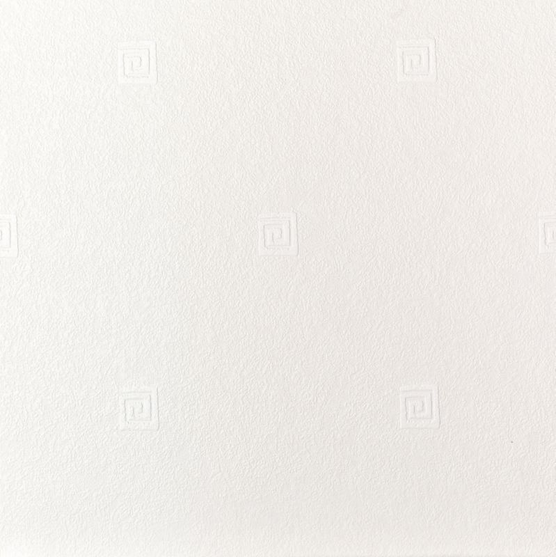 Super Fresco Paintable Greek Key - White